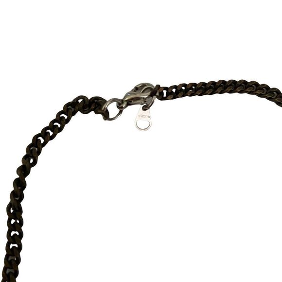 Fashionable Boho Statement Necklace with Cross in Vintage Tone - Picture 3 of 4